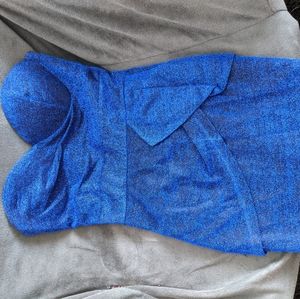Blue glittery Lovposh size M dress